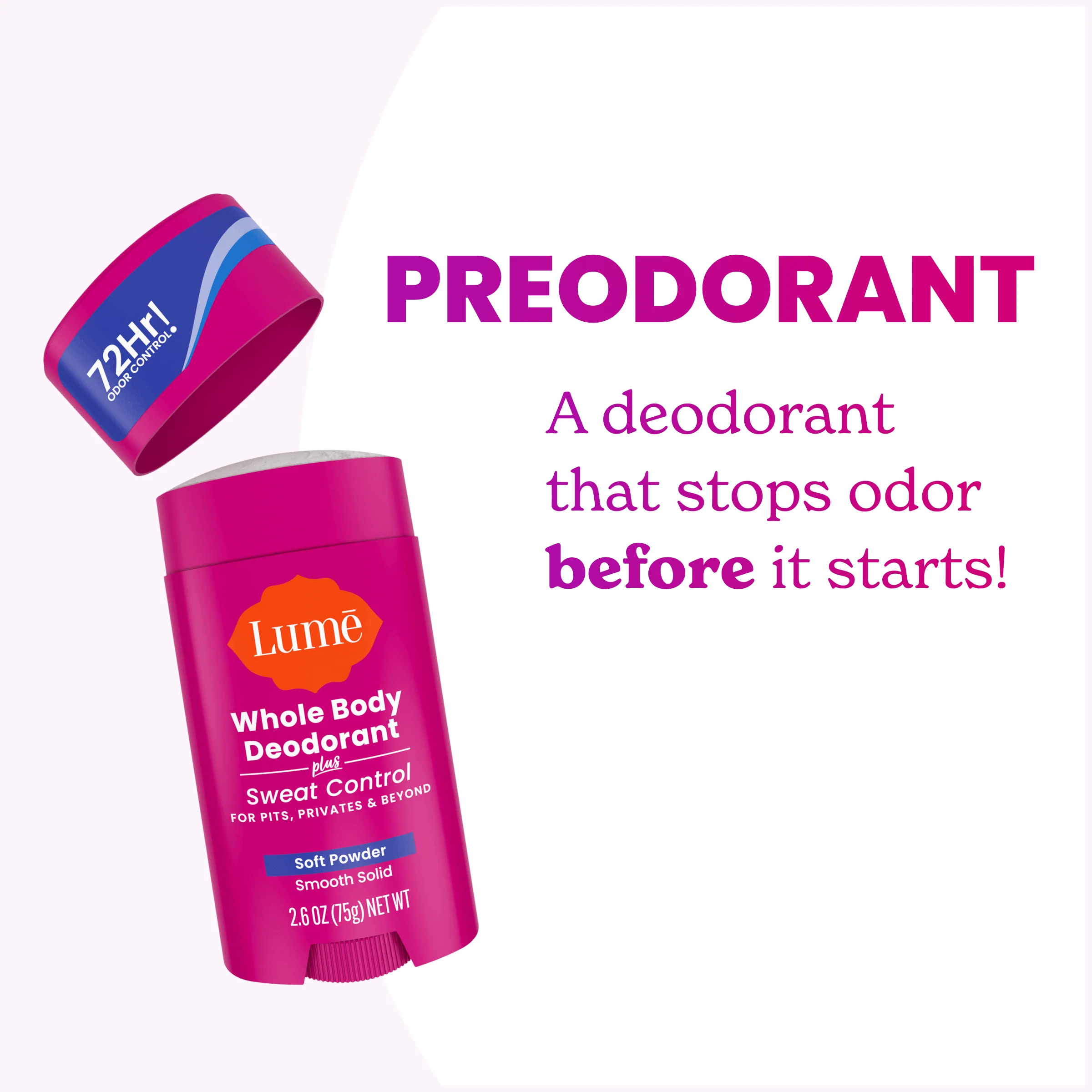 Soft Powder | Sweat Control Solid Deodorant - Image 4